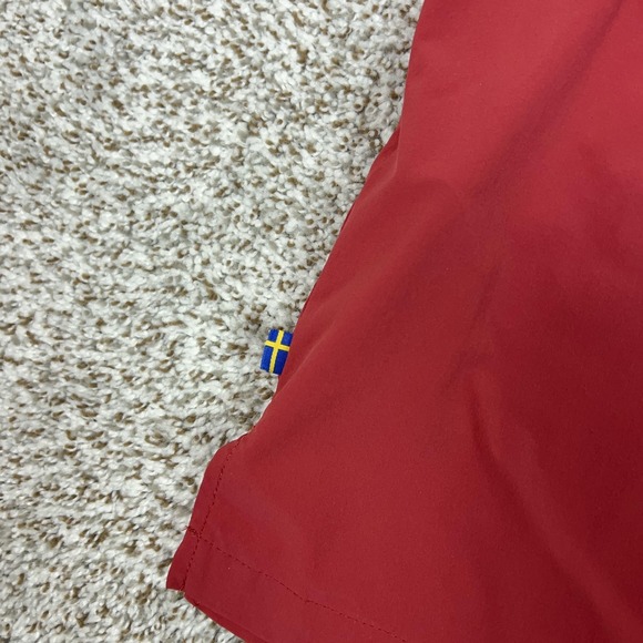 Fjallraven Dress Womens Medium Red Short Sleeve Ovik Lite Outdoor Hiking Travel - Picture 12 of 12